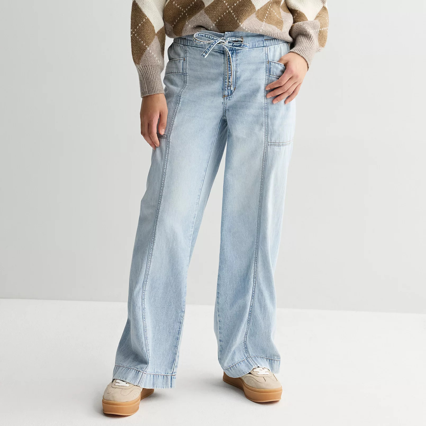 Juniors' SO® Mid Rise Pull-On Utility Pants | Kohl's