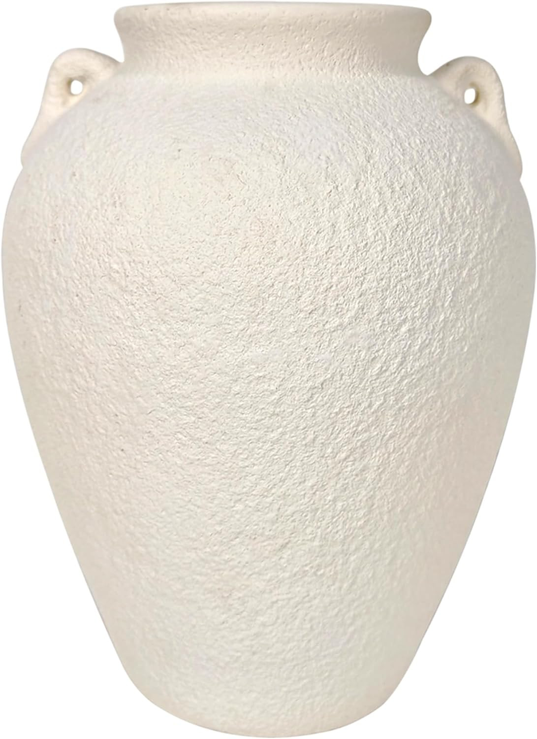 10.3" Antique White Ceramic Vase with Handles, Farmhouse Decor | Amazon (US)