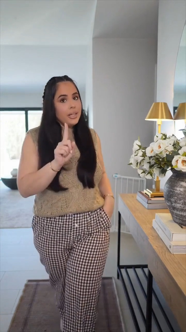 Casual and comfy with these striped gingham pants! Perfect for cozy days at home or out to run errands. Wearing size L in both!



#LTKMidsize #LTKgrwm #LTKootd