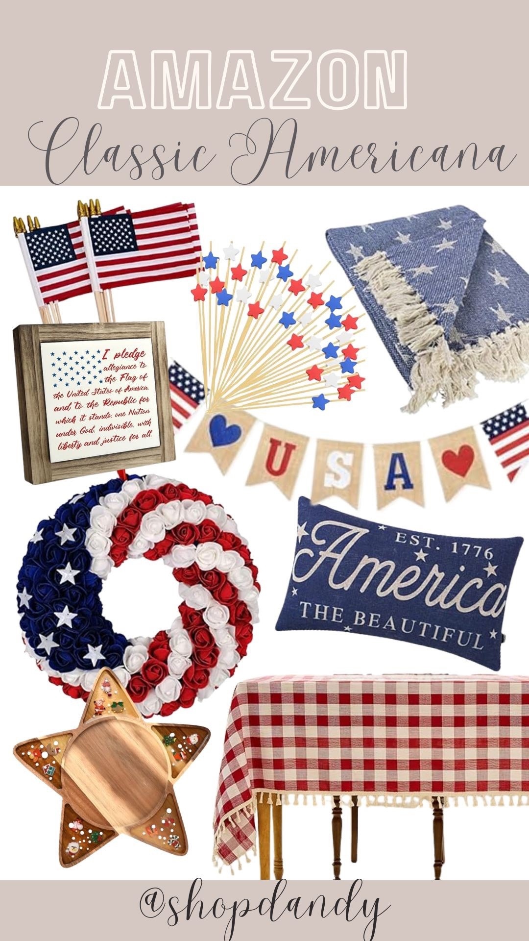 Refresh your home for summer! Loving these cute Americana accents to add in for a classic look. Great for a 4th of July party!

Amazon, shop dandy, home decor, party decor, patriotic 

#LTKHome #LTKStyleTip #LTKSeasonal