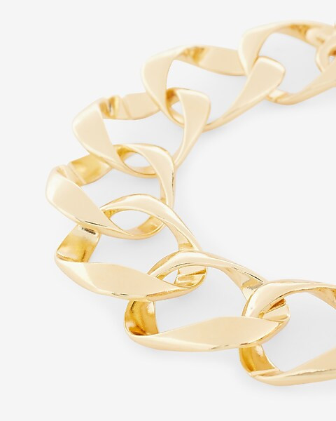 Gold Bold Chain Bracelet | Express