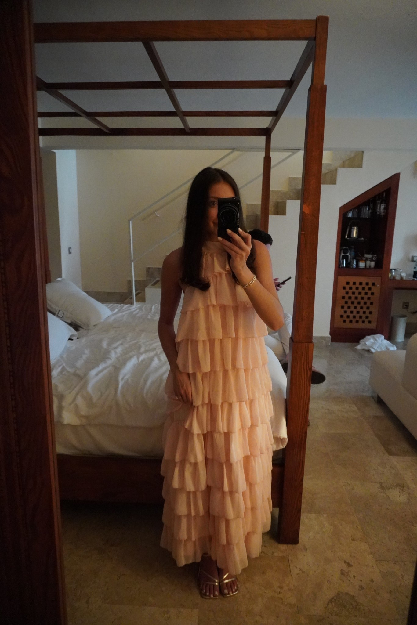 Dinner outfit! This ruffle dress is the cutest vacation look!

#LTKSeasonal #LTKTravel #LTKootd