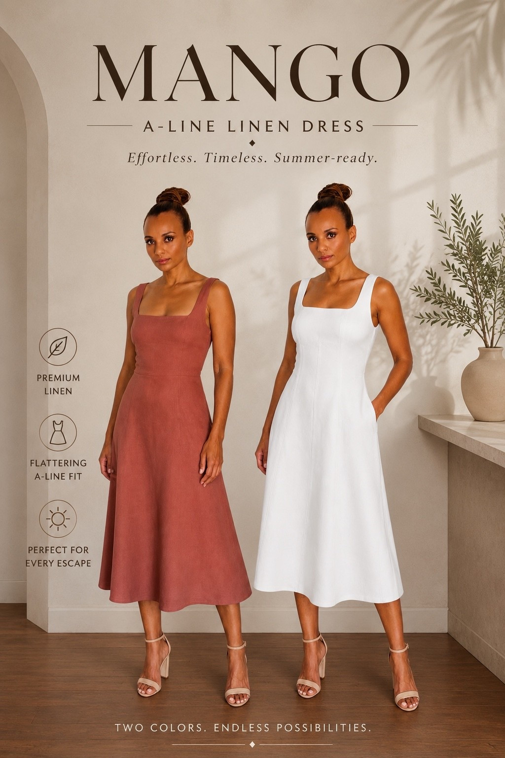 Easy, timeless, and perfect for summer 🤍 Loving this Mango linen dress in both colors. #MangoStyle #LinenDress #SummerStyle #EffortlessFashion #LTKStyle

#LTKootd #LTKSaleAlert