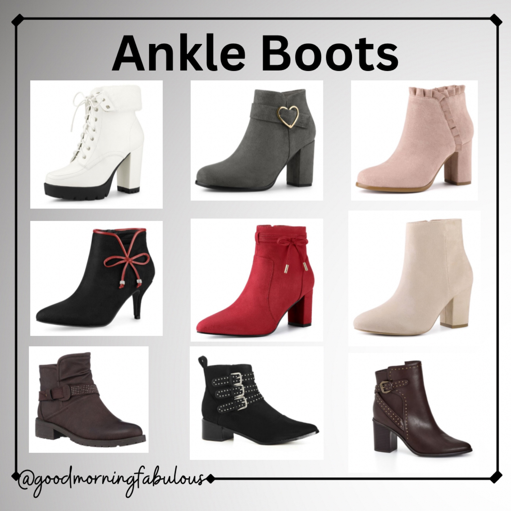 Ankle Boots

#LTKShoeCrush #LTKFindsUnder100