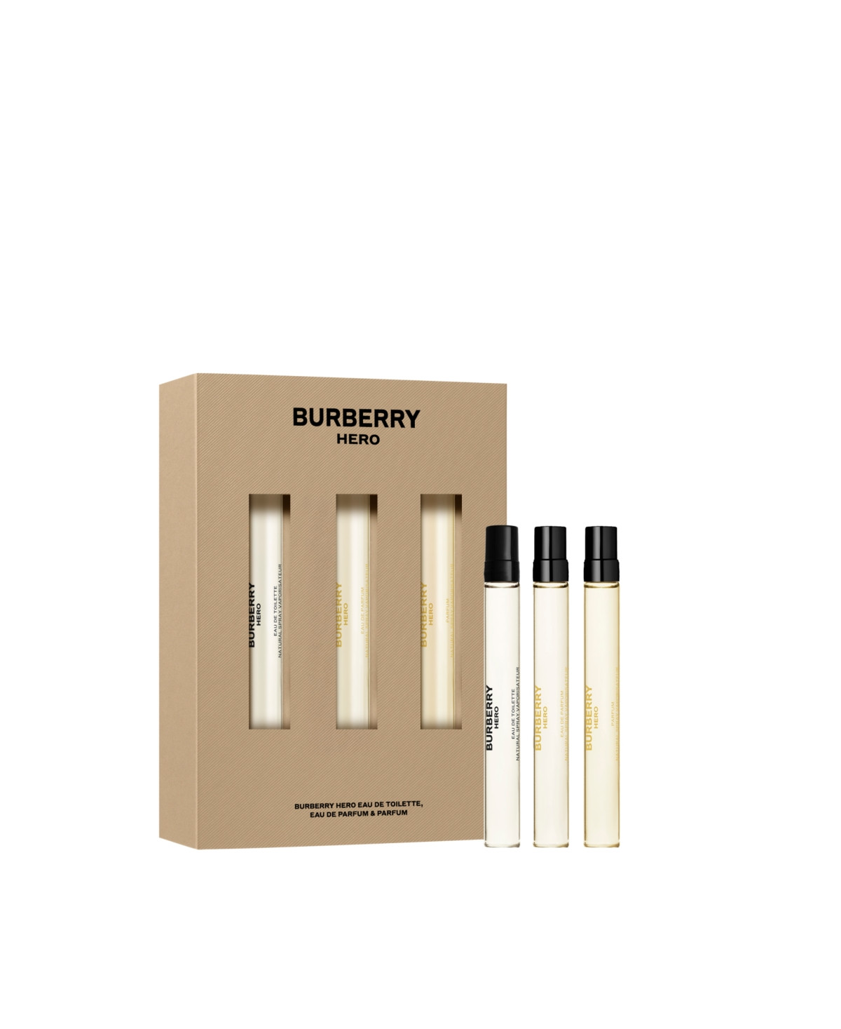 Burberry Men's 3-Pc. Hero Coffret Travel Spray Gift Set | Macy's