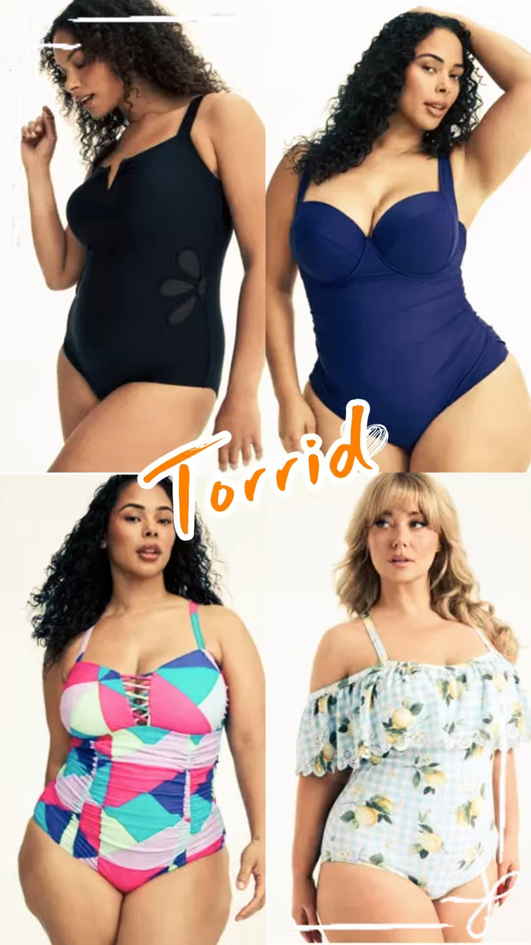 Serving curves, confidence, and cute 😘
Torrid understood the assignment—
#bathingsuits #summerfashion 

#LTKMidsize #LTKPlusSize #LTKActive