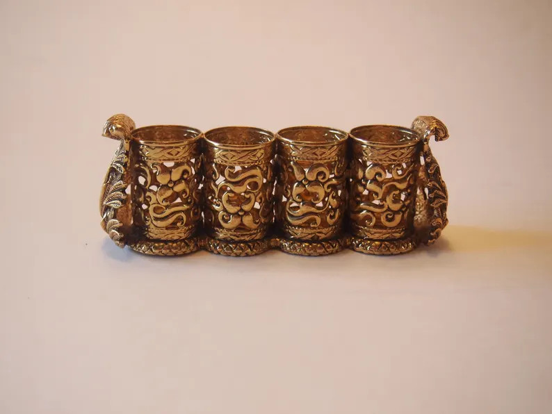 Vintage Gold Tone Lipstick Holder | Etsy (Global)
