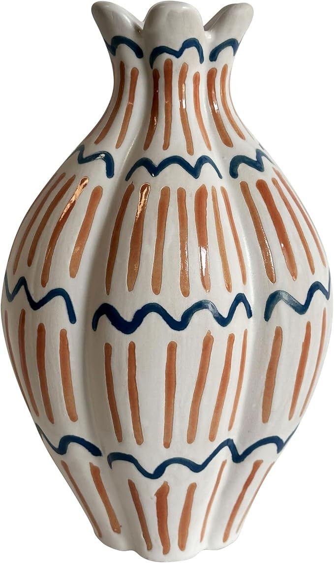 Ceramic Roman Coral Vase | Amazon (US)