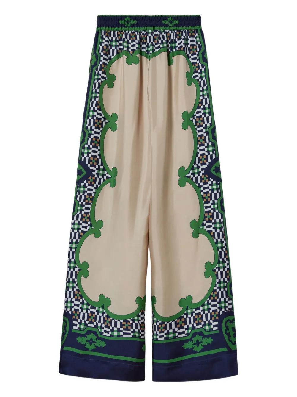 La DoubleJ Plac\u00e9e Palazzo Pants | Neutrals | FARFETCH | Farfetch Global