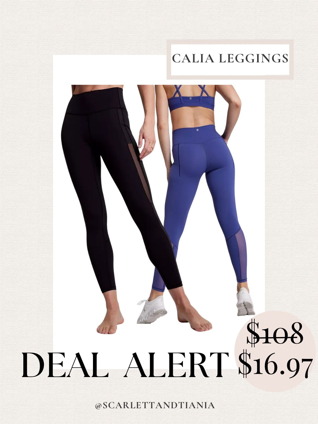 Deal Alert! These mesh Calia leggings from Dick’s are on sale!!

Deals // leggings // sales // activewear // calia // dick’s sporting goods 

#LTKSaleAlert #LTKActive #LTKFindsUnder50