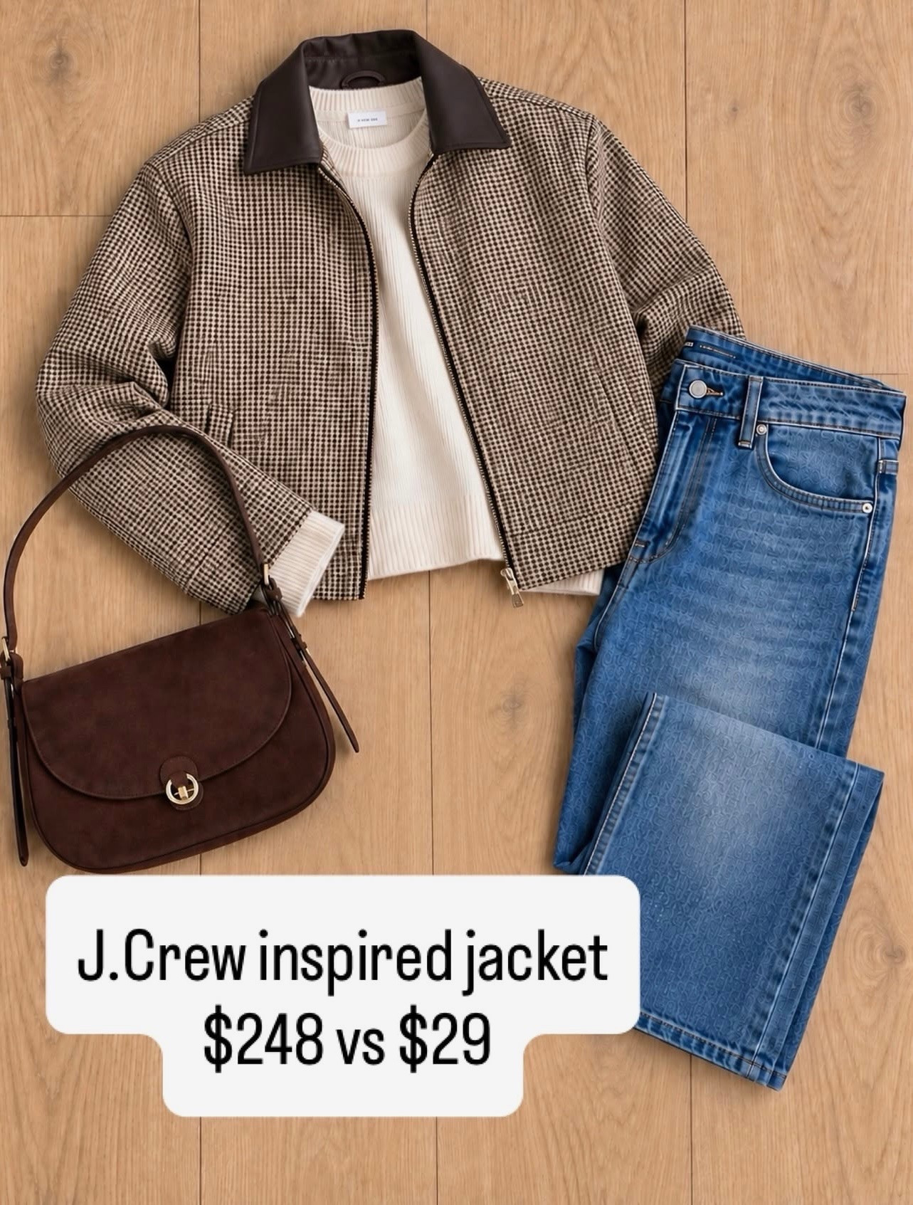A $29 Walmart score that looks straight out of J.Crew! 🤎 Cannot get over the quality, the print, and the dark collar detail for fall.

#LTKSeasonal #LTKootd #LTKgrwm