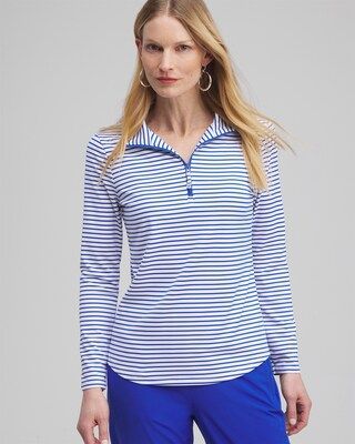 Zenergy® UPF Stripe Long Sleeve Top | Chico's
