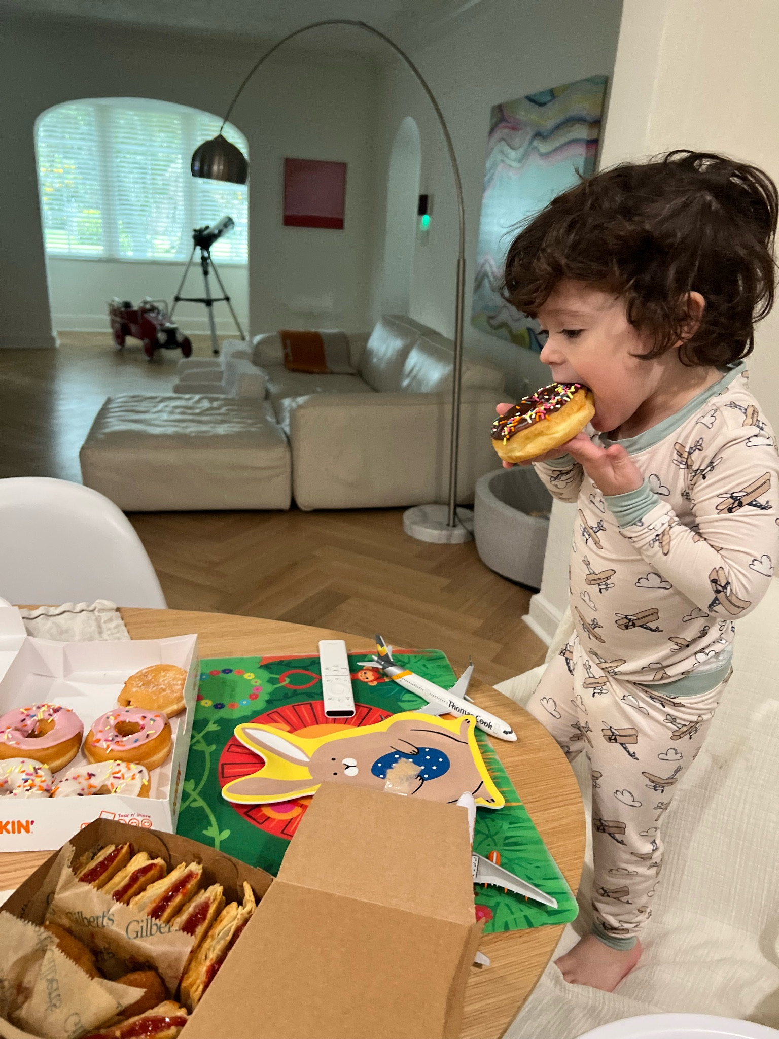 Cutest and softest baby bamboo pjs! Love the prints this brand has too. Oliver is obsessed with airplanes so we needed to get airplane pjs! 

Toddler hack: bamboo pjs last 3x longer than regular pjs bc they’re stretchy so you’re getting more for cost per wear. 

Also linking Oliver’s new Easter bunny toddler plate! 

Baby boy airplane pjs, toddler airplane pjs, cute airplane pajamas, target Easter decor, target Easter plate, toddler ride on fire truck, ride on truck, red fire truck 

#LTKhome #LTKfamily #LTKkids