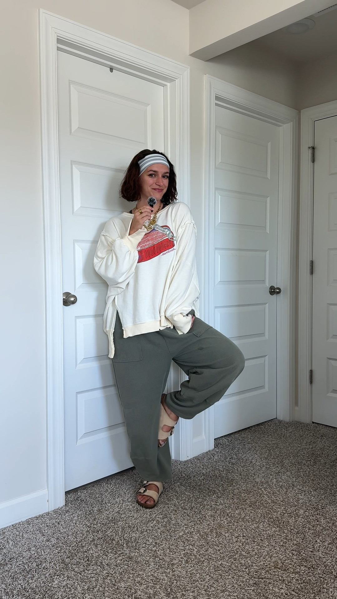 Free people sweatshirt is my latest obsession. Small in top and bottoms! 

#LTKSeasonal