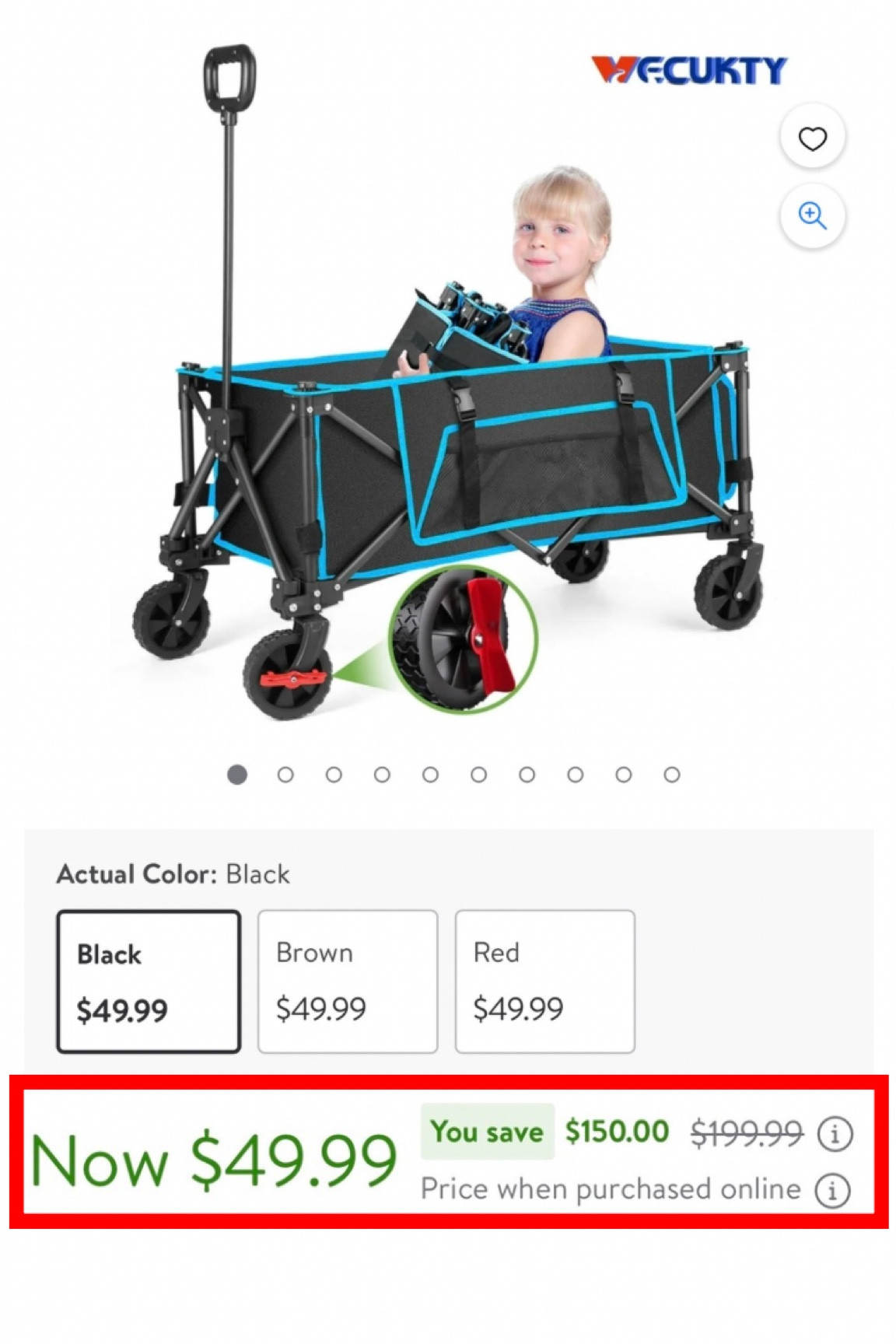 Kid/toddler collapsable wagon, portable wagon up to 150 lbs. Walmart clearance, insane deal! 

#LTKtravel #LTKfamily #LTKsalealert