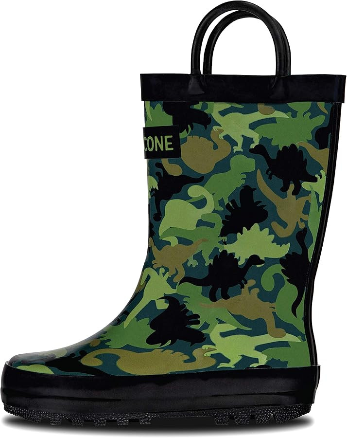 Lone Cone Kids Rain Boots for Girls & Boys – Waterproof Natural Rubber Toddler Rain Boots with ... | Amazon (US)
