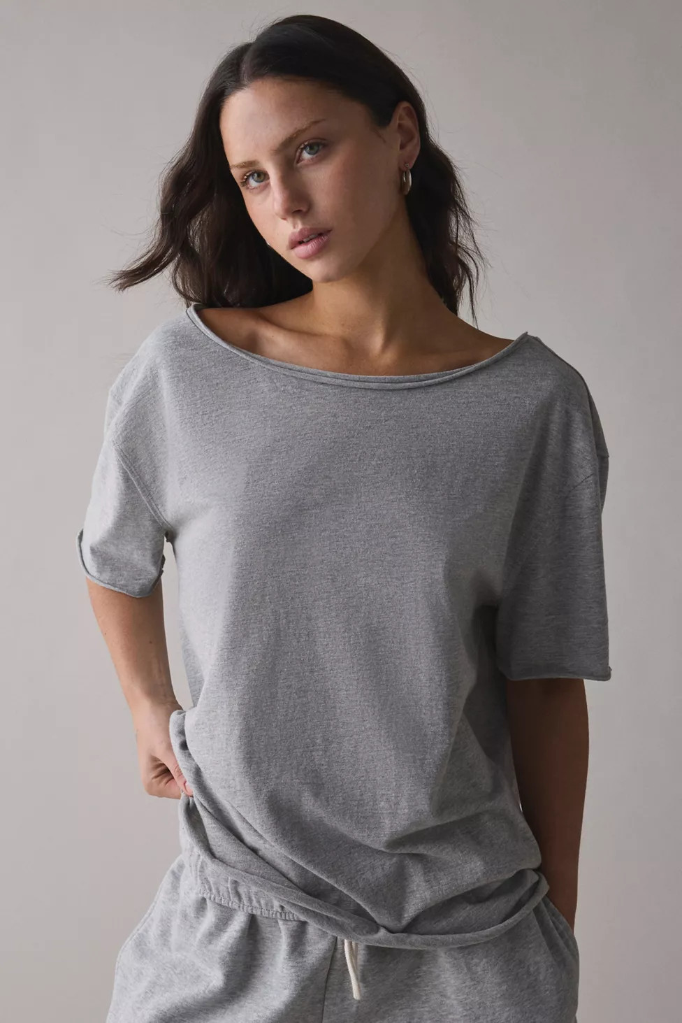 Out From Under Taylor Boatneck Oversized Tee | Urban Outfitters (US and RoW)