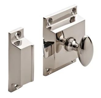 Hafele 252.81.701 1-9/16 Inch Length Cupboard Latch | Build.com, Inc.