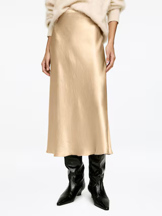 Satinrock – Beige – Women – ARKET AT | Arket EU