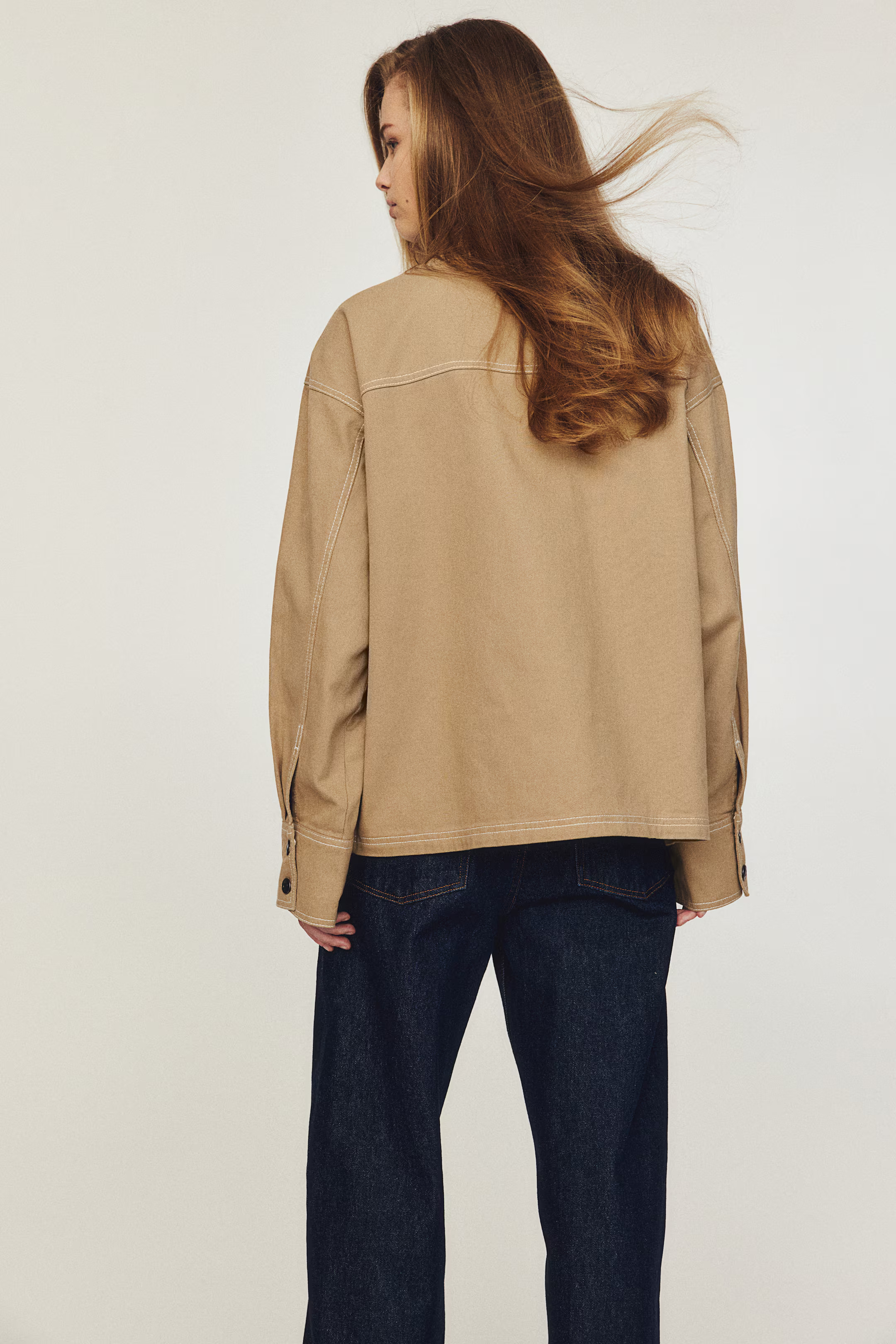 Cotton utility overshirt | H&M (UK, MY, IN, SG, PH, TW, HK)