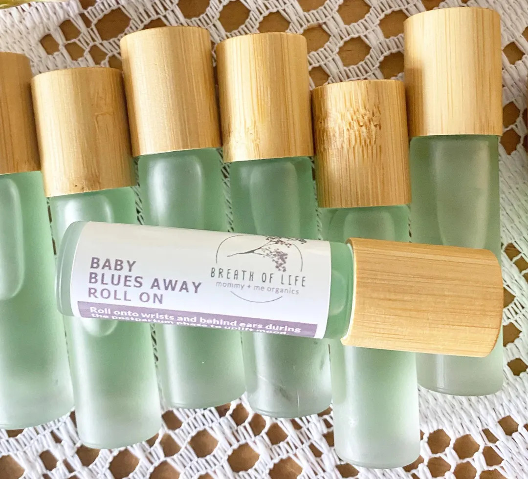 Baby Blues Away Roller Postpartum Aromatherapy Postpartum Essential Oils New Mom Gift - Etsy | Etsy (US)