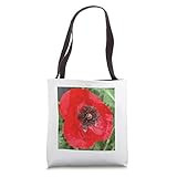 Poppy with a smile Tote Bag | Amazon (US)