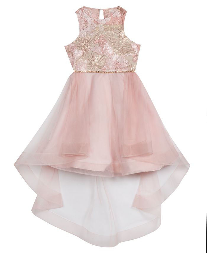 Rare Editions Big Girls Soutache Sequin Mesh Dress & Reviews - Dresses - Kids - Macy's | Macys (US)