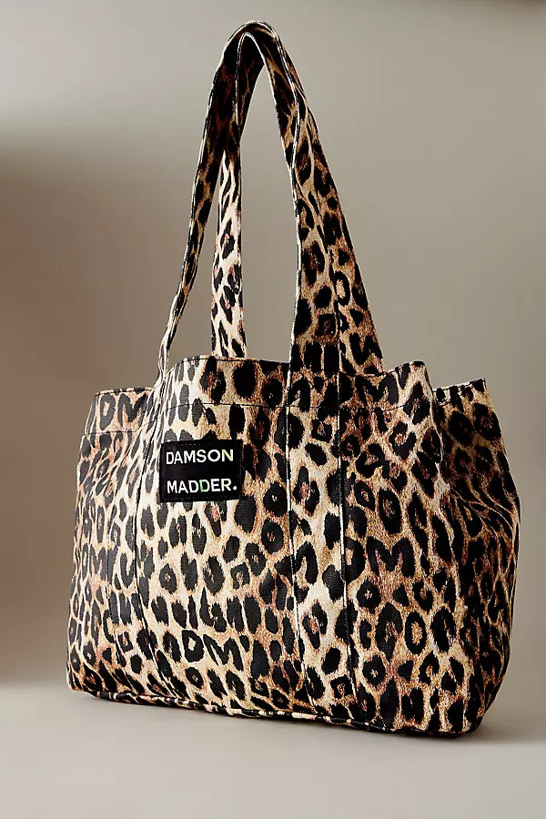 Damson Madder Leopard Tote Bag | Anthropologie (UK)