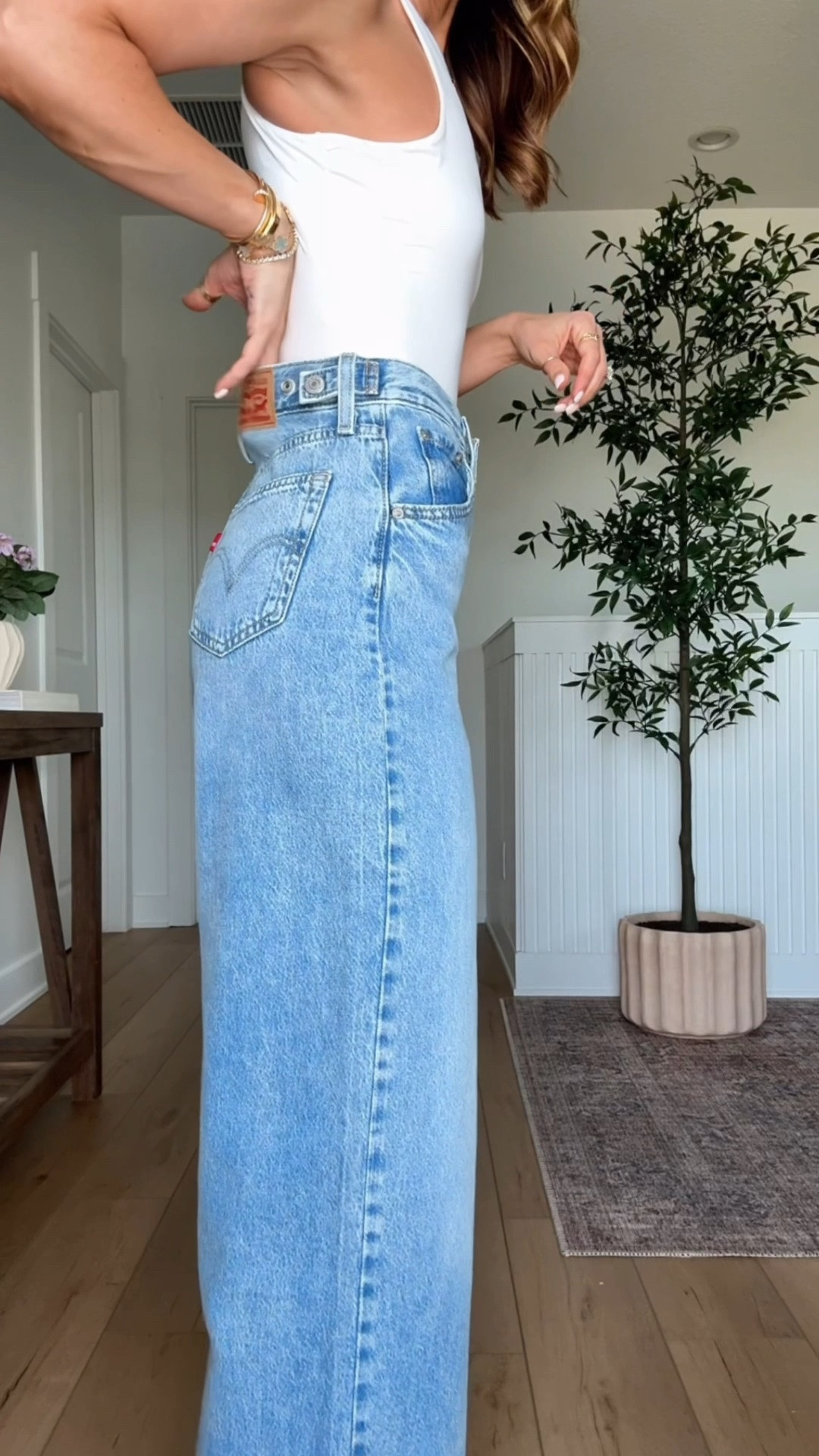 Amazon Levi waist jeans that eliminate the waist gap! Wearing sz 24 in color ‘invested indigo and ‘reign of the rinse’. Perfect for date night + the office + a concert, etc. runs a little long - I need a heel with these and I am 5’3. Date night outfit. Spring outfit. Summer outfit. Concert outfit. Elevated casual. Vacation outfit. Travel outfit.

#LTKootd #LTKmomlife #LTKgrwm