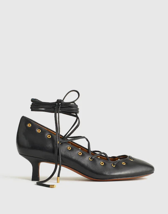 The Remy Lace-Up Pump | Madewell