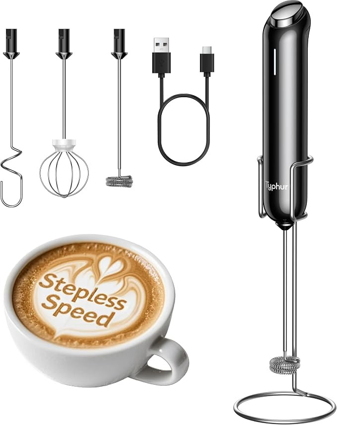 InstaWhisk Milk Frother with Variable Speed, Rechargeable Coffee Frother Wand with Detachable Dou... | Amazon (US)