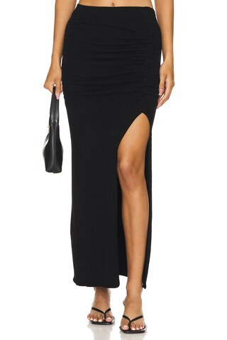 Free People Peak Show Maxi Skirt in Black Solid from Revolve.com | Revolve Clothing (Global)