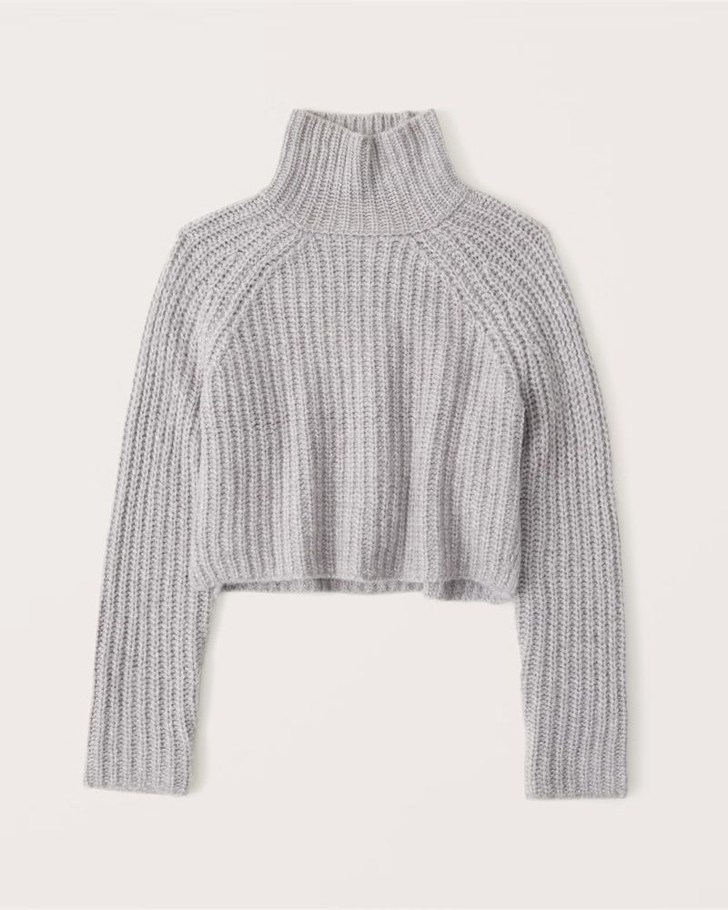 Cropped Turtleneck Sweater | Abercrombie & Fitch (US)