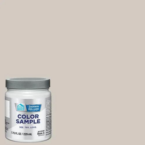 HGTV HOME by Sherwin-Williams Agreeable Gray Interior Paint Sample (Half Pint) Lowes.com | Lowe's
