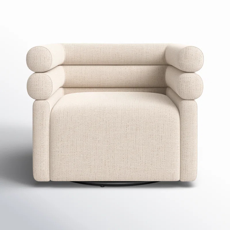 Arve Upholstered Swivel Armchair | AllModern