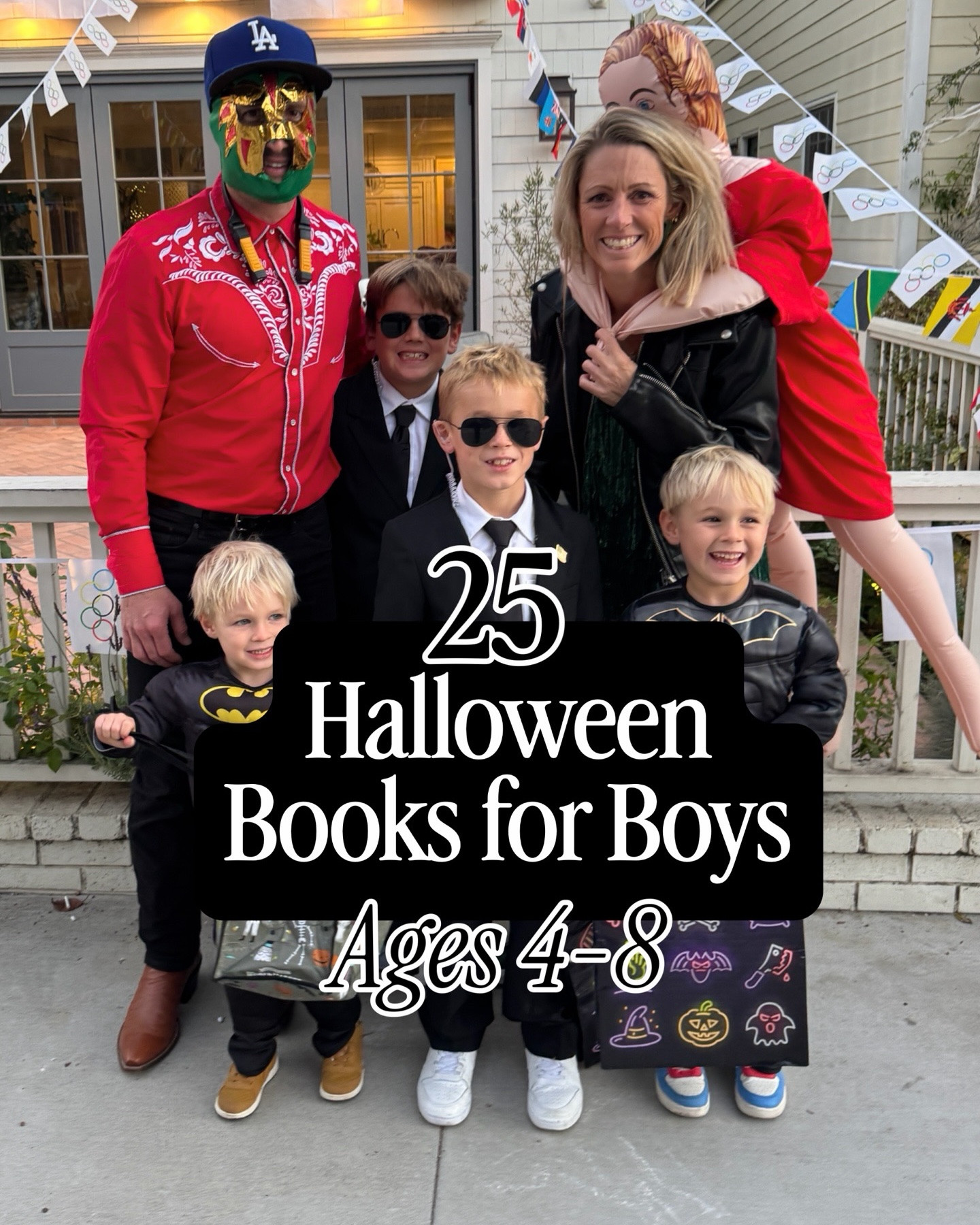 I’ve been collecting Halloween books for 13 years now, here’s my four boys favorite Halloween books from ages 4-8. 
.
Comment BOO and I’ll send you the links to all 25!  You can also just tap the link in my bio and find this post. 
.
#boymom #kidsbooks #halloweenbooks #boymomlife #halloweenbooksforkids