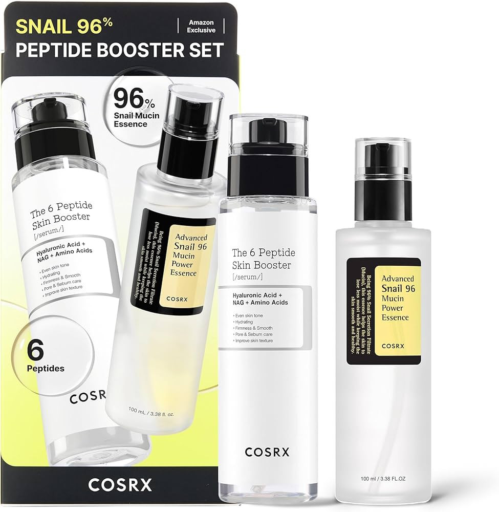 COSRX Snail Mucin 96% Peptide Booster Set - Amazon Exclusive - Korean Skin Care, Gift Sets, Stock... | Amazon (US)