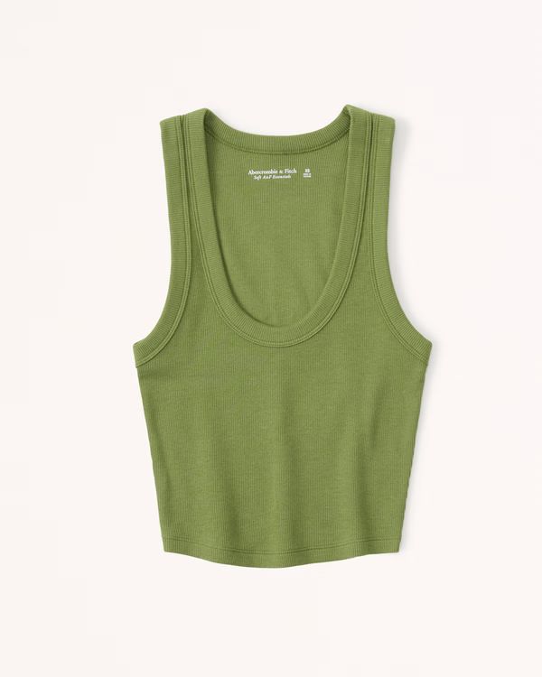 Essential Scoopneck Tank | Abercrombie & Fitch (US)