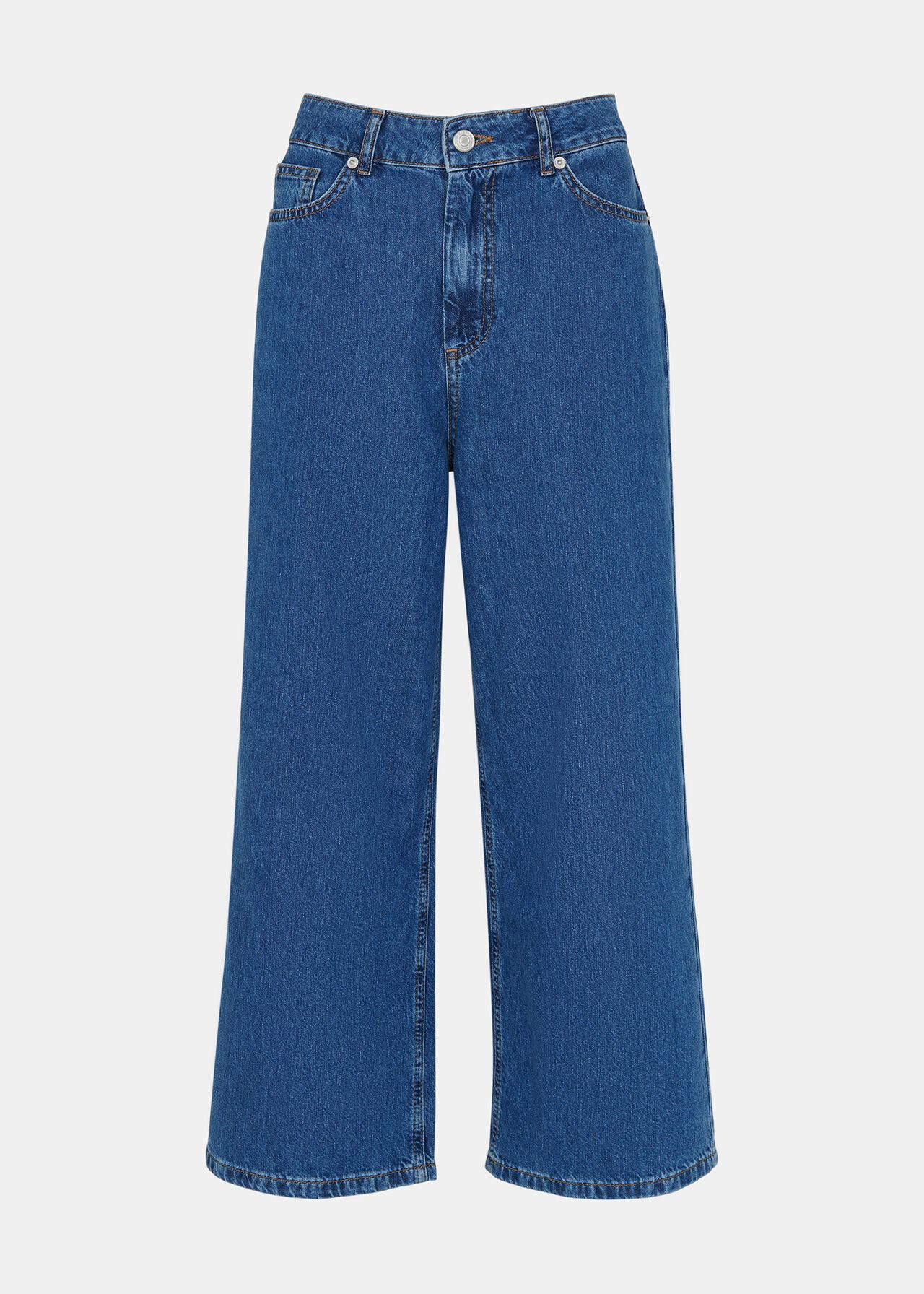 Wide Leg Cropped Jean | Whistles