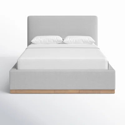 Delpha Grounded Upholstered Wood Base Bed | Wayfair North America