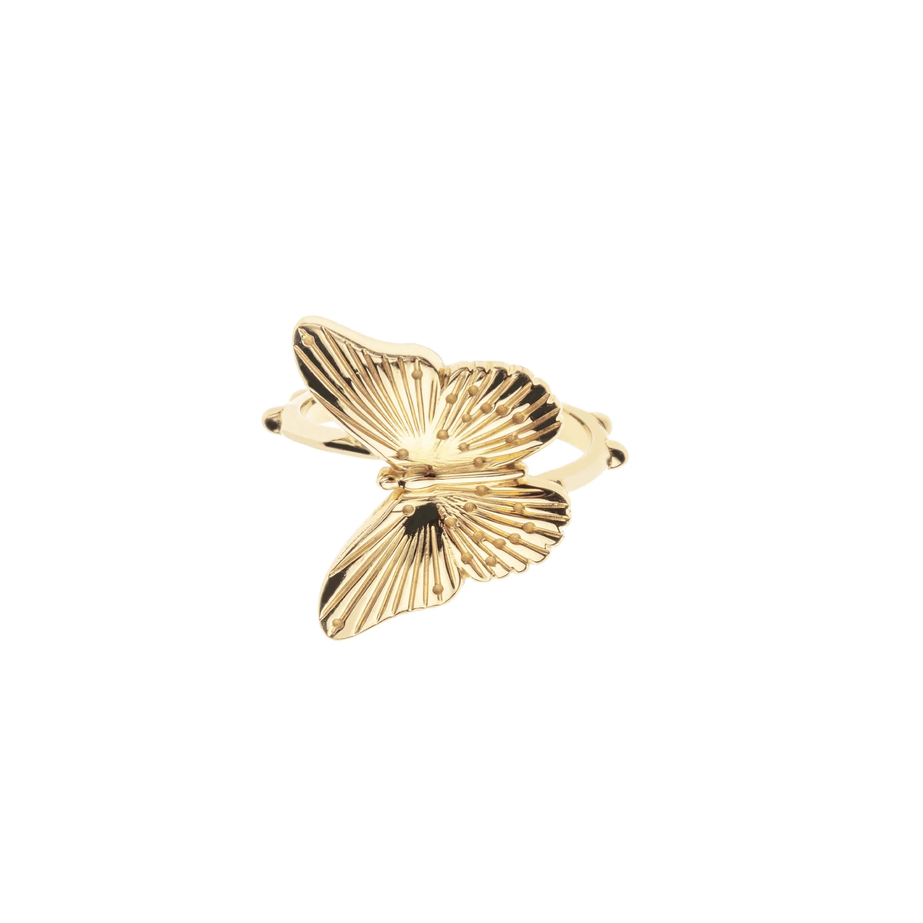 FREEDOM Butterfly Ring in 10k | Jane Win