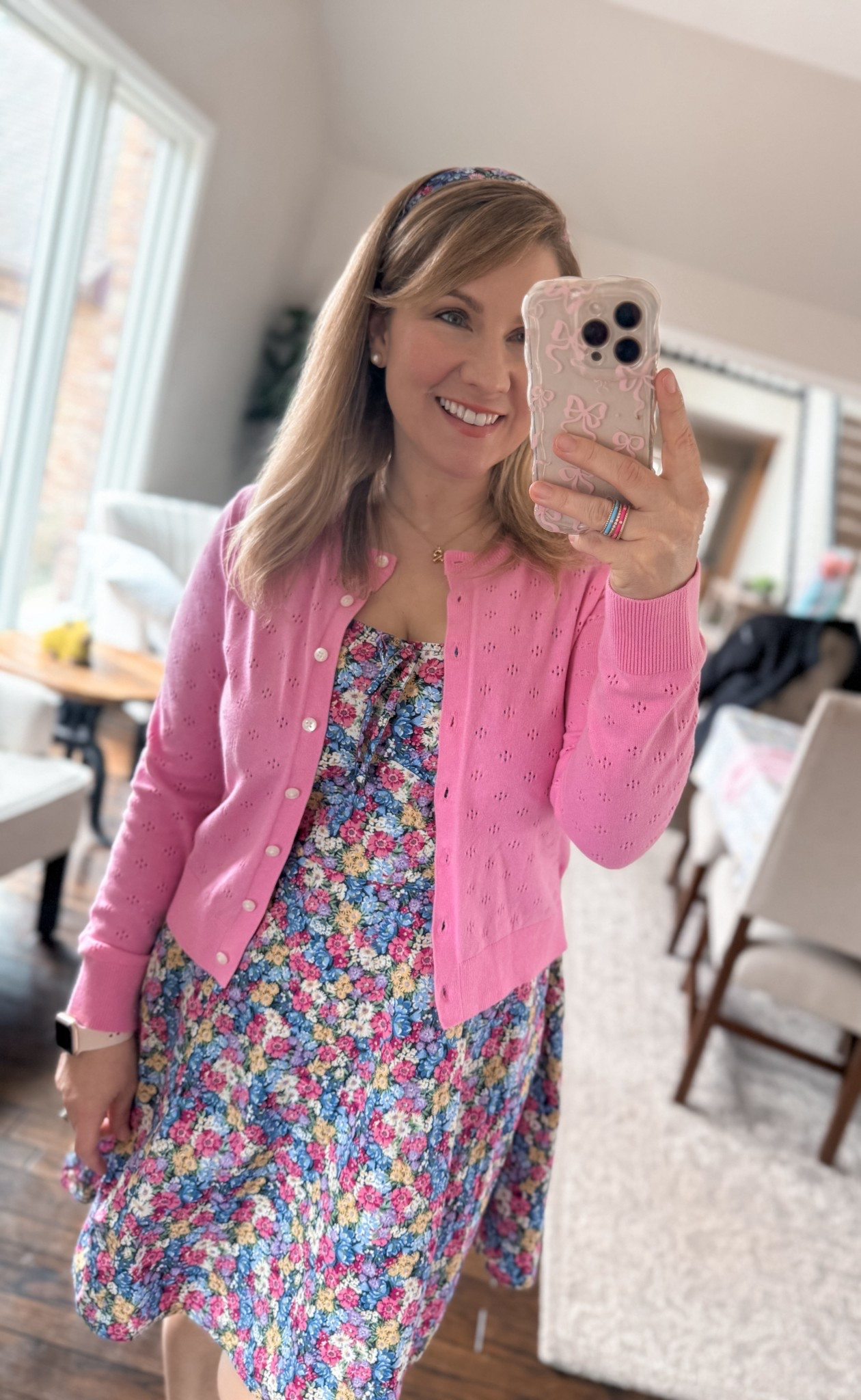 Cutest spring dress and cardigan!  

#LTKHome #LTKSaleAlert #LTKMidsize