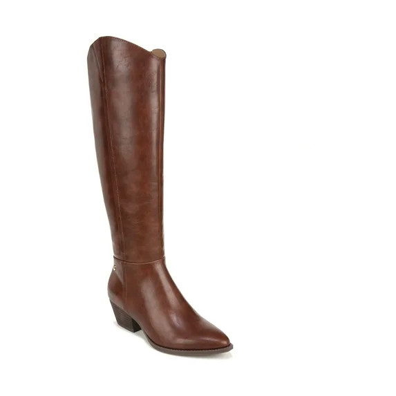 LifeStride Womens Reese Western Tall Riding Boots Chestnut 9 M | Walmart (US)