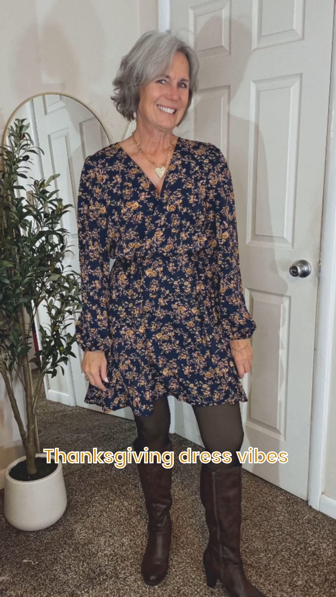 This is such a great option for Thanksgiving!  I am in my true size small  

#LTKSeasonal #LTKHoliday #LTKStyleTip
