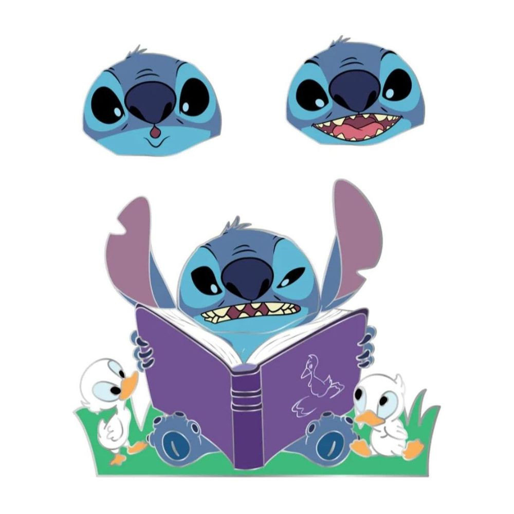 Disney Lilo & Stitch Mixed Emotions 3-Piece Enamel Pin Set Blue | Oriental Trading Company