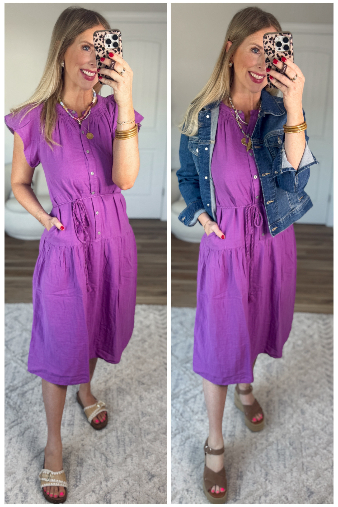2 ways to style this time and tru midi dress from Walmart 

#LTKootd #LTKWorkwear #LTKmomlife