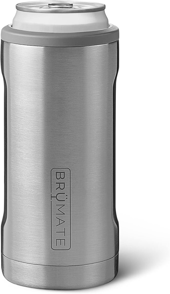 BrüMate Hopsulator Slim Can Cooler Insulated for 12oz Slim Cans | Skinny Can Insulated Stainless... | Amazon (US)