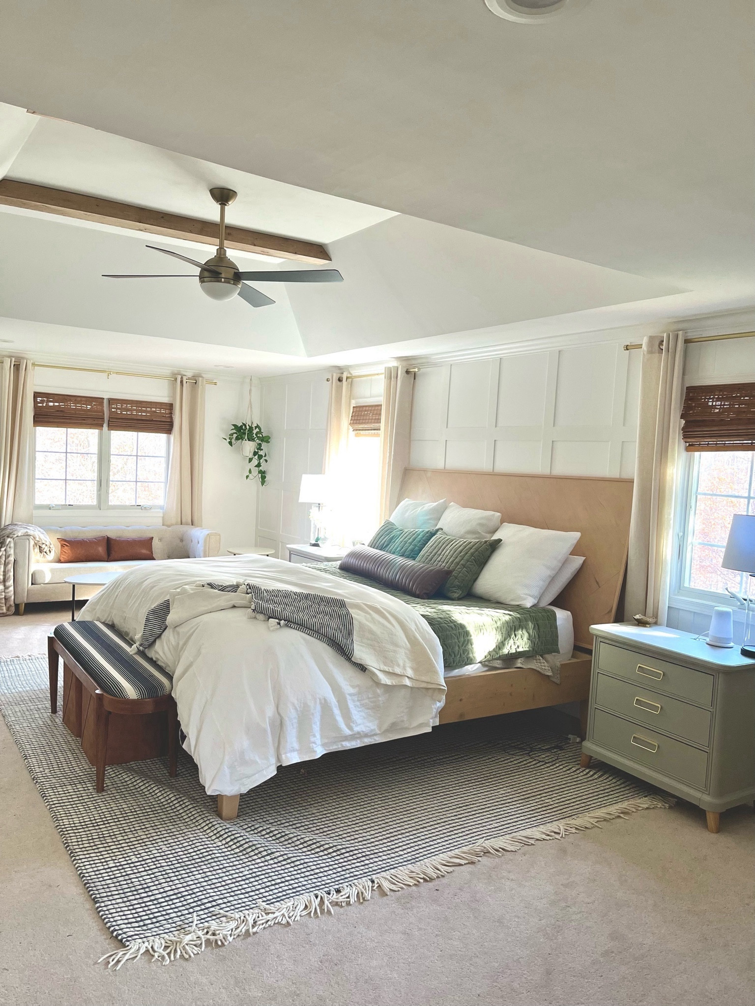 My Cozy bedroom is where I will be spending the rest of winter. Thanks ✌🏼

Primary bedroom, bedroom design, bedroom inspo, green quilt, down comforter, neutral decor, target bedding, home decor, home

#LTKfindsunder100 #LTKhome #LTKstyletip