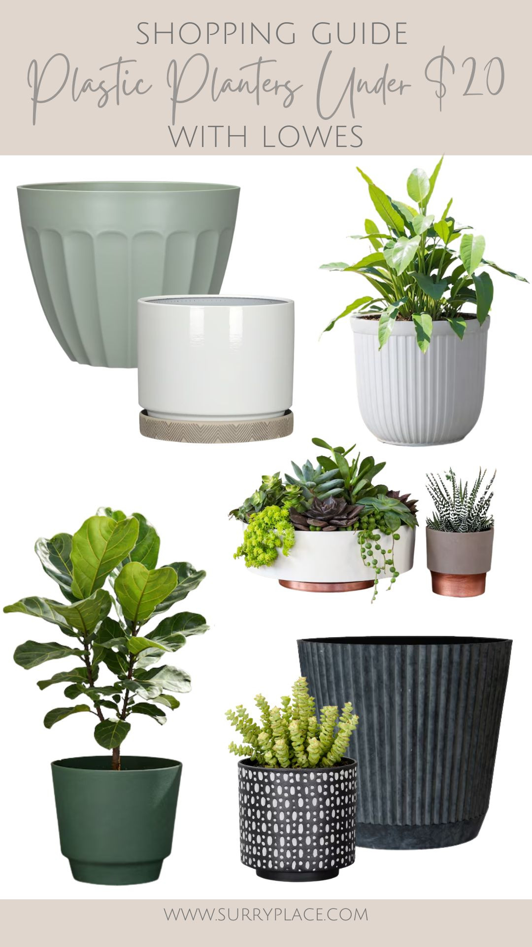 Plastic Planters Under $20
 

 #LTKHome