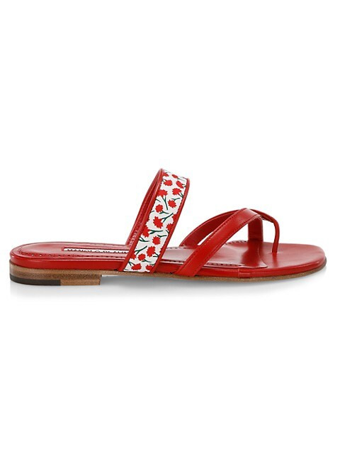 Susa Flower Print Flat Sandals | Saks Fifth Avenue